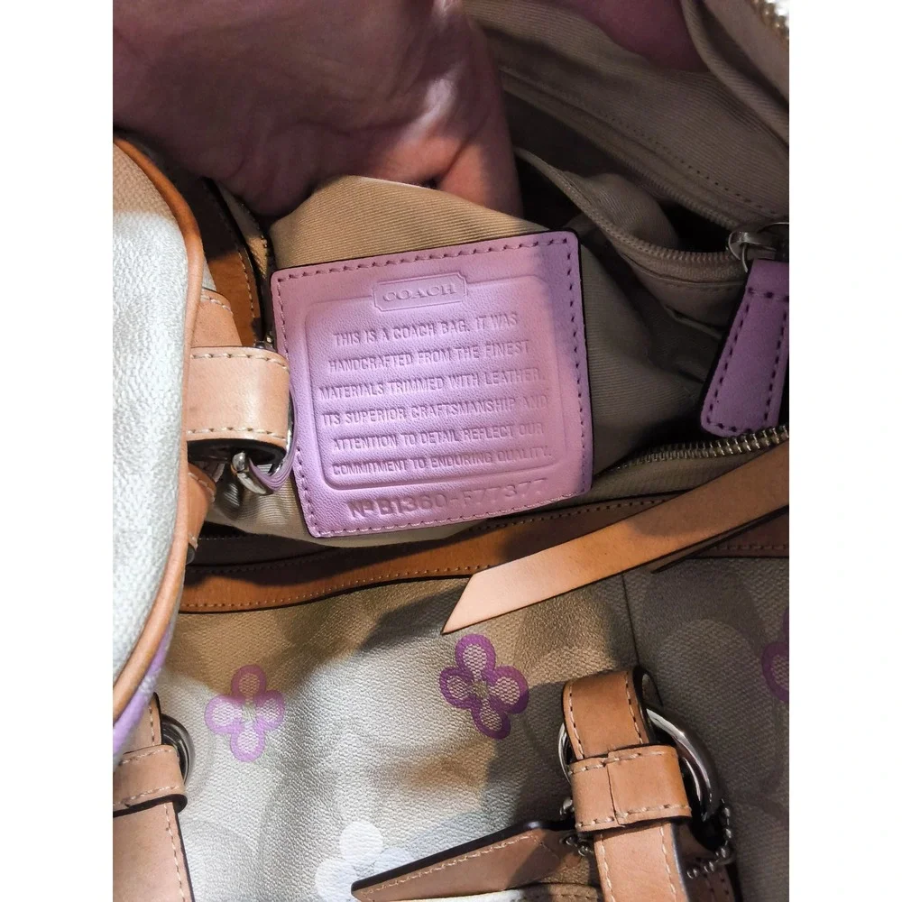 Coach signature floral